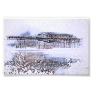 Scarborough: De North Bay Pier Foto Afdruk