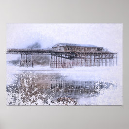 Scarborough: De North Bay Pier Poster