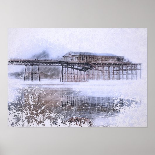 Scarborough: De North Bay Pier Poster (Voorkant)