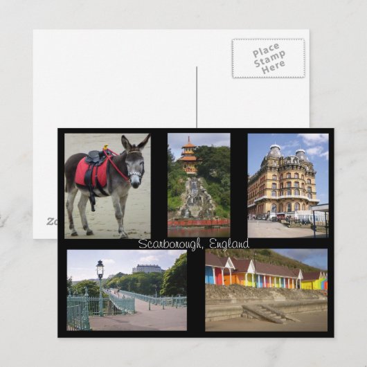 Scarborough England briefkaart (Voorkant / Achterkant)