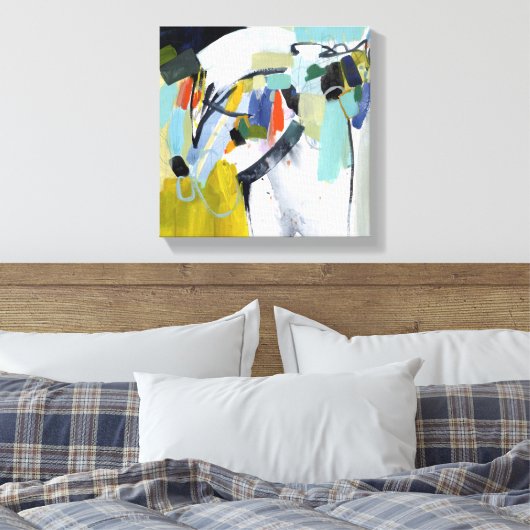 Scarborough Fair - Abstract Canvas Afdruk (Insitu (Slaapkamer))