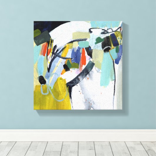 Scarborough Fair - Abstract Canvas Afdruk (Insitu (Houten vloer))