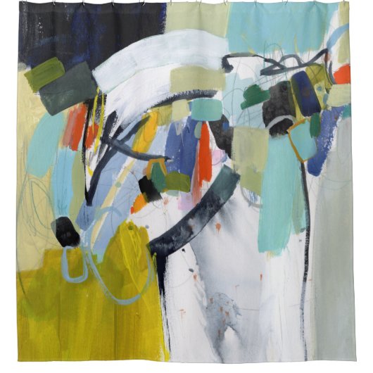 Scarborough Fair - Abstract Douchegordijn (Voorkant)