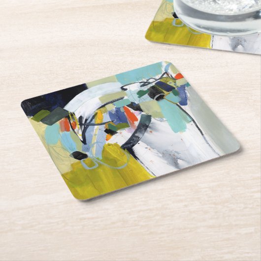 Scarborough Fair - Abstract Kartonnen Onderzetters (Schuin)