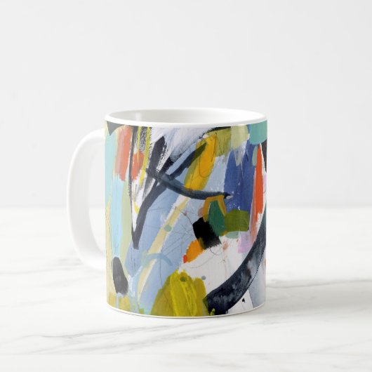 Scarborough Fair - Abstract Koffiemok (Voorkant links)