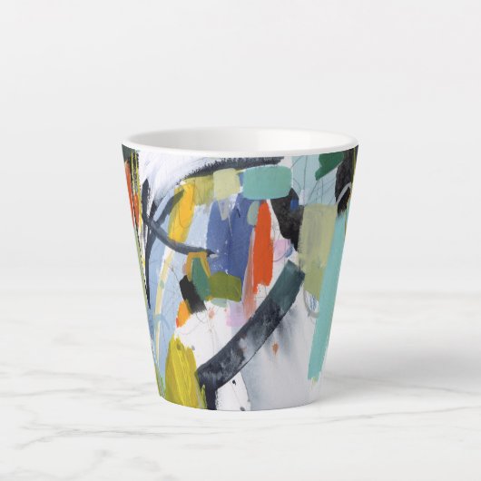 Scarborough Fair - Abstract Latte Mok (Voorkant)