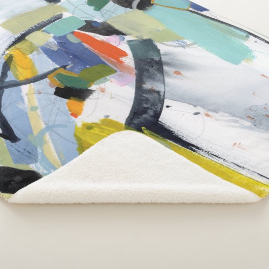 Scarborough Fair - Abstract Sherpa Deken (3/4)