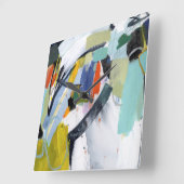 Scarborough Fair - Abstract Vierkante Klok (Hoek)