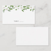 Scarborough Sage Bruiloft Zitplaatsen Kaarten Plaatskaartje (Voorkant / Achterkant)