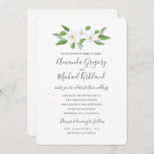 Scarborough Sage Monogram Bruiloft Suite