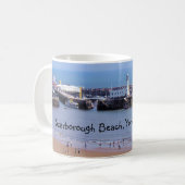 Scarborough strand, mok Engeland panorama (Voorkant links)