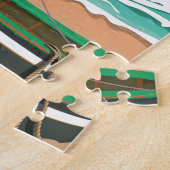 Scarborough strand reisposter legpuzzel (Zijkant)
