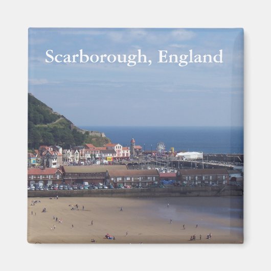 Scarborough strandmagneet magneet (Voorkant)