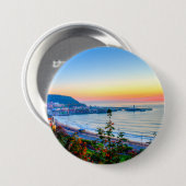 Scarborough Sunrise Ronde Button 7,6 Cm (Voorkant /achterkant)