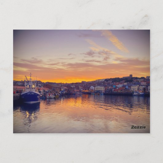 Scarborough Sunset Briefkaart (Achterkant)
