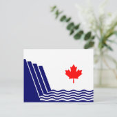 Scarborough, vlag Ontario Briefkaart (Staand voorkant)