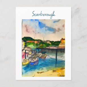 Scarborough Watercolor Briefkaart