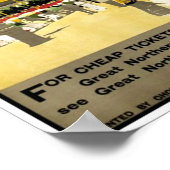 Scarborough, Yorkshire England Vintage Travel Poster (Hoek)