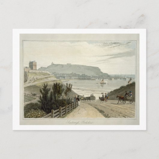 Scarborough, Yorkshire, van Volume VI van 'A Voyag Briefkaart (Voorkant)
