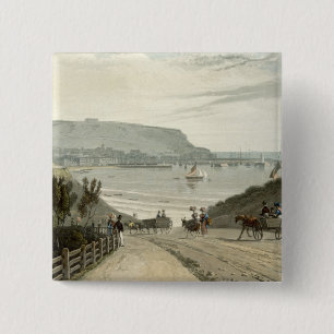 Scarborough, Yorkshire, van Volume VI van 'A Voyag Vierkante Button 5,1 Cm