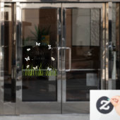  Scarce Blue Butterflies Persoonlijke deur & Raamsticker (Kantoordeur)