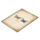 Scarce Large Blue Butterfly Specimen stijl Notitieboek (Linkerzijde)