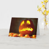 Scardy Jack-o-lantern Kaart (Gele Bloem)