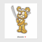 Scare Beer - Samurai Sticker (Vel)