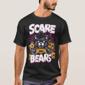 Scare Beren Spooky Funny Halloween Design T-shirt (Voorkant)