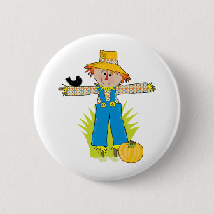 Scare Crow Ronde Button 5,7 Cm