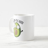Scare-vocaco Funny Avocado Pun Koffiemok (Voorkant links)