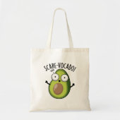 Scare-vocaco Funny Avocado Pun Tote Bag (Voorkant)