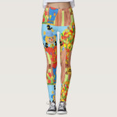 scarecrème fence scène i leggings (Voorkant)