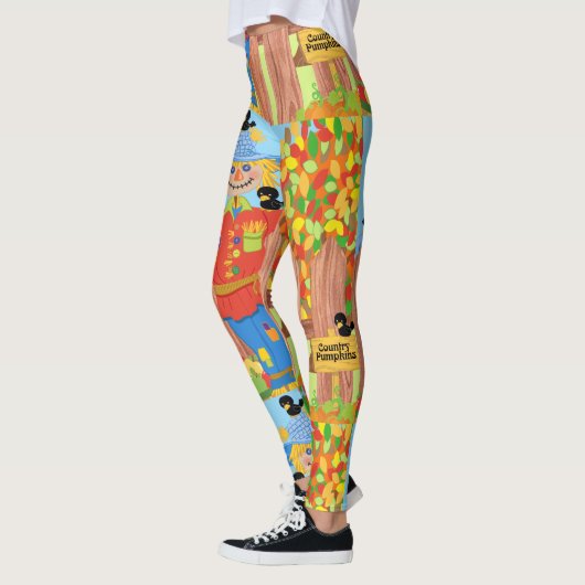 scarecrème fence scène i leggings (Links)