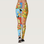 scarecrème fence scène i leggings (Achterkant)