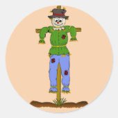 scarecromerstickers ronde sticker (Voorkant)