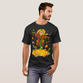 Scarecrow Autumn Hallo Herfst Pumpkin Halloween T-shirt (Voorkant volledig)