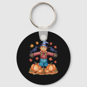 Scarecrow Autumn Hallo Herfst Pumpkin Thanksgiving Sleutelhanger