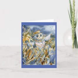 "Scarecrow" Blank notiecard Bedankkaart