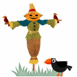 Scarecrow Cartoon Staand Fotobeeldje<br><div class="desc">Funny Characters</div>