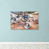 Scarecrow, een mobiliteitstestmodel canvas afdruk (Insitu (Houten vloer))