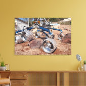 Scarecrow, een mobiliteitstestmodel canvas afdruk (Insitu (Woonkamer))