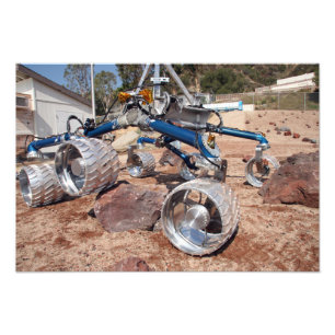 Scarecrow, een mobiliteitstestmodel foto afdruk