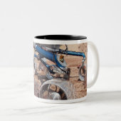 Scarecrow, een mobiliteitstestmodel tweekleurige koffiemok (Voorkant rechts)