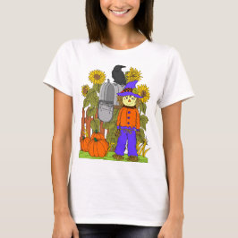 Scarecrow en pompoenen t-shirt