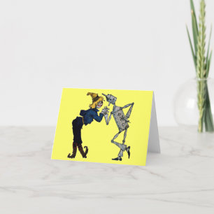 Scarecrow en Tin Man Note Kaart