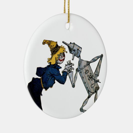 Scarecrow en Tin Man Ornament (Rechts)