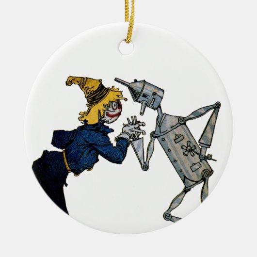 Scarecrow en Tin Man Ornament (Voorkant)