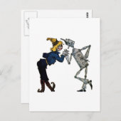 Scarecrow en Tinman Briefkaart (Voorkant / Achterkant)