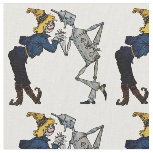 Scarecrow en TinMan Stof (Close Up)